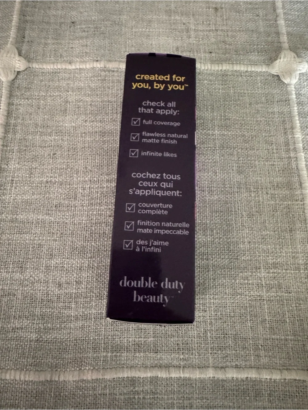 tarte Face Tape Foundation — Purple & Pink Accent Packaging